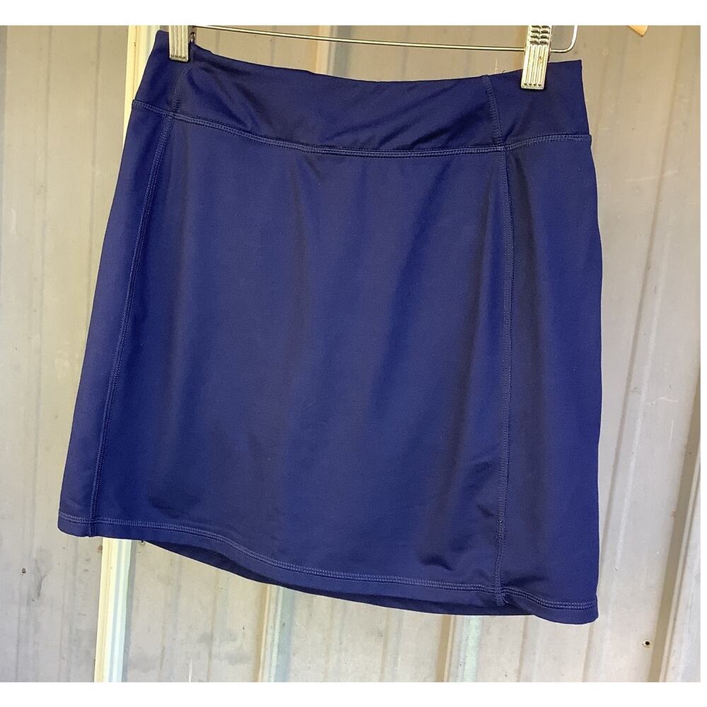Lands' End Sport Skort XS 2-4 Navy Blue Athletic Skirt Pockets